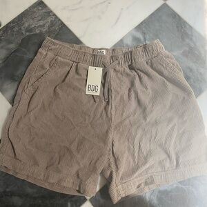 BDG Beige Corduroy Shorts